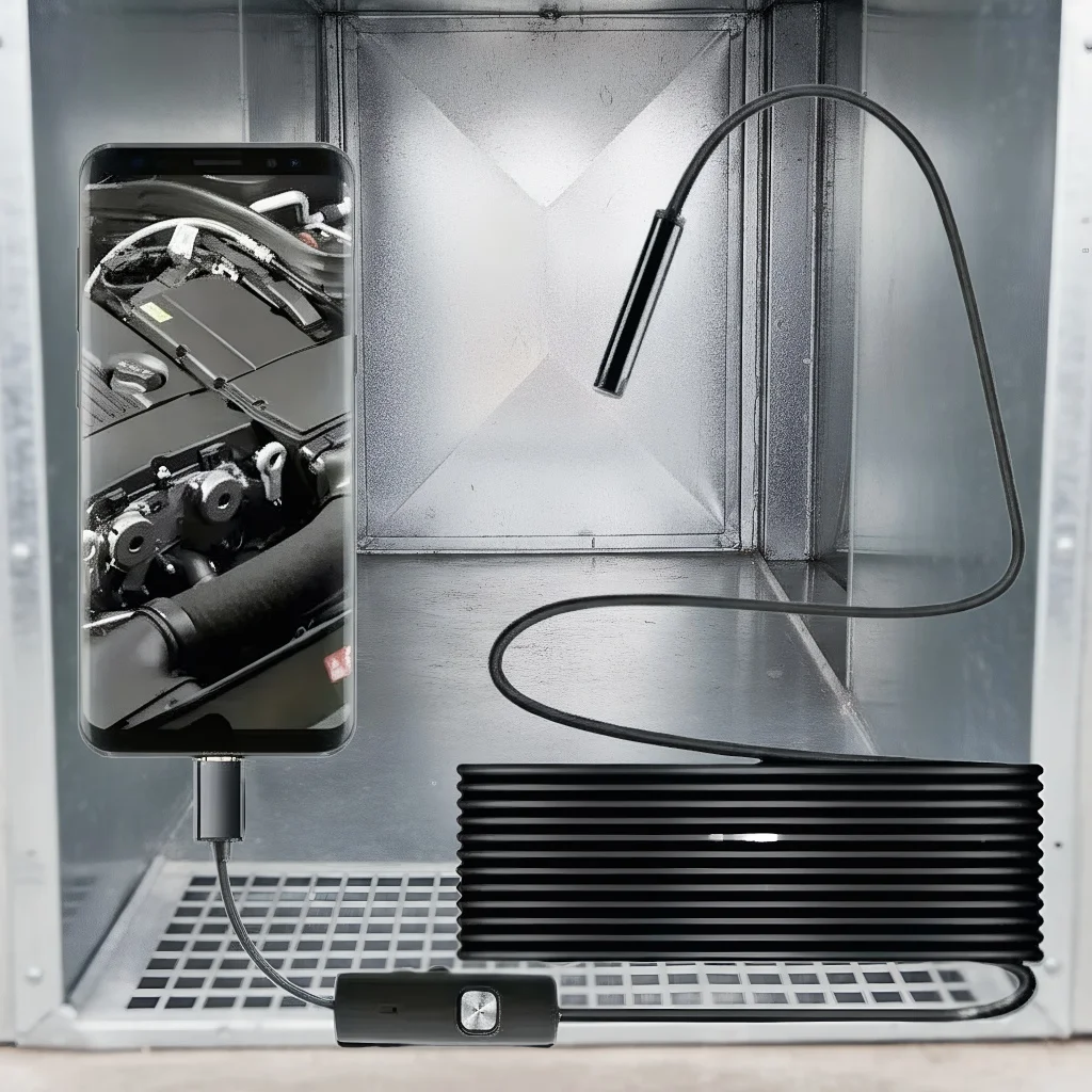 

New 8mm Endoscope Camera - 1080P HD USB Borescope with 8 LED & 1/2/5M Flexible Waterproof Cable for Android PC