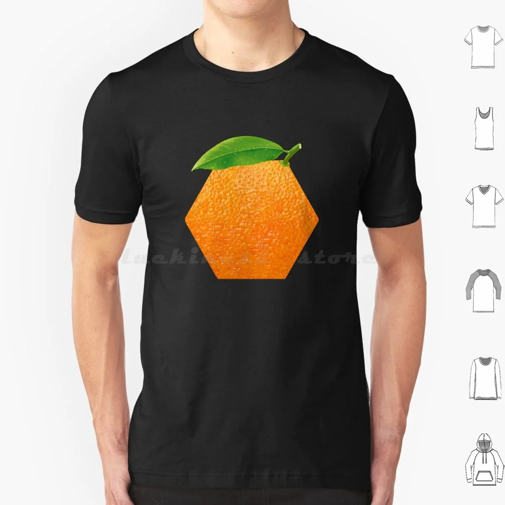 Hoa Origin-Al Orang-Inal Logo T Shirt Big Size 100% Cotton Orange Grove Hoa Hex Origin Address Oranges Juice Squeeze