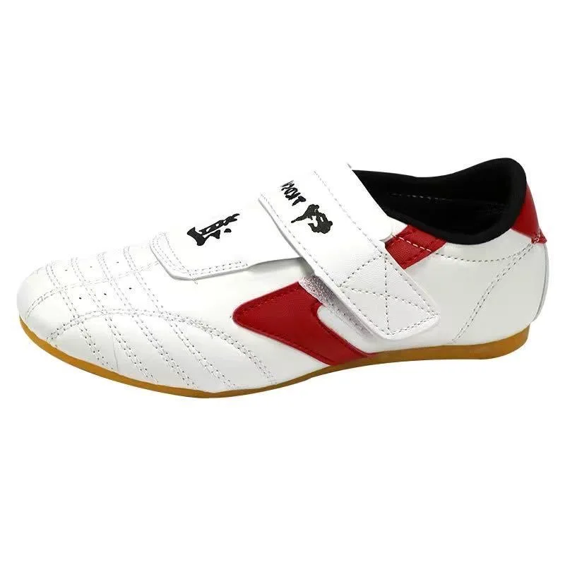 Chaussures de Taekwondo pour Arts Martiaux, Baskets de Boxe, Karaté, Kung Fu, Tai, Chapel, Rouge, Légères