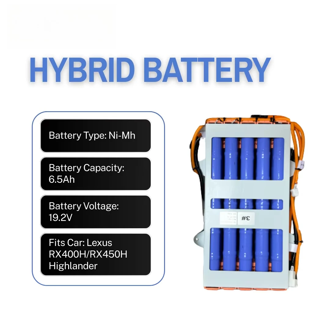 Yaste High Quality Ni-Mh 288V 6.5Ah Replacement Rechargeable Hybrid Car Battery forToyota Highlander forLexus RX450h