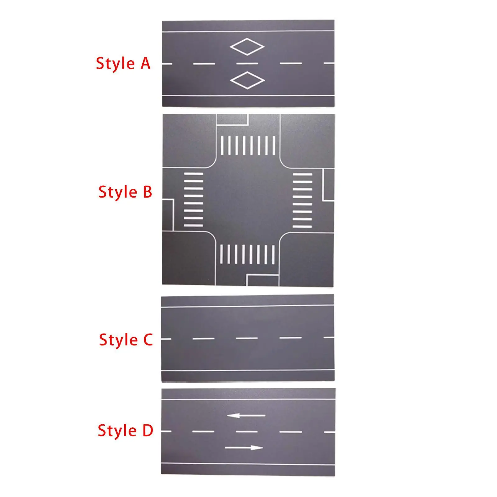 

1:64 Scale Road Scene Urban Street Easy to Apply Photo Prop Realistic Miniature Layout Landscape Waterproof Landscaping Scenery