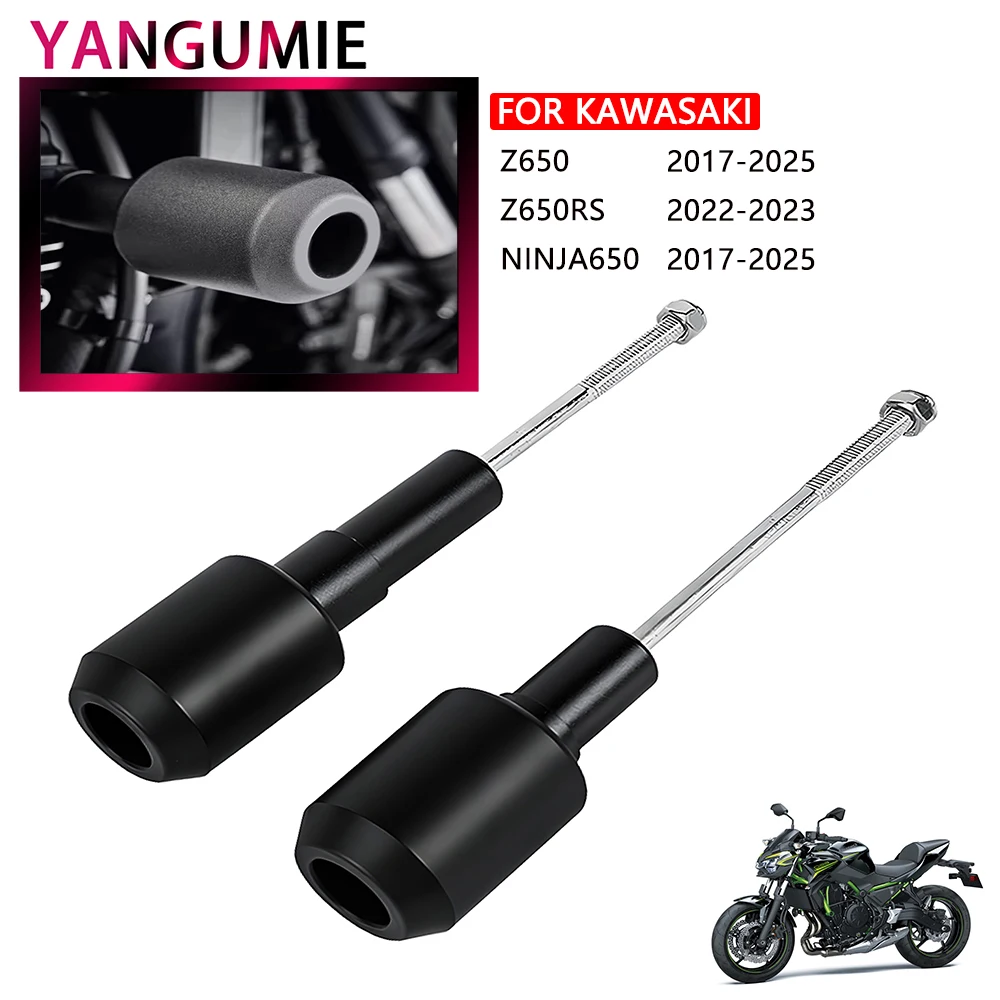 

For Kawasaki Z650 Ninja650 Z650RS Motorcycle Falling Protection Frame Slider Fairing Guard Crash Pad Protector Z 650 Ninja 650