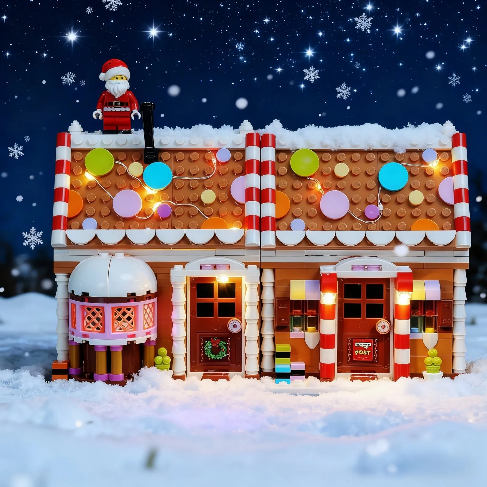 MAXCXT LED Light For LEGO 40809 Gingerbread House DIY Decorative Lamp Not Include Building Blocks Set Christmas Children's Gifts