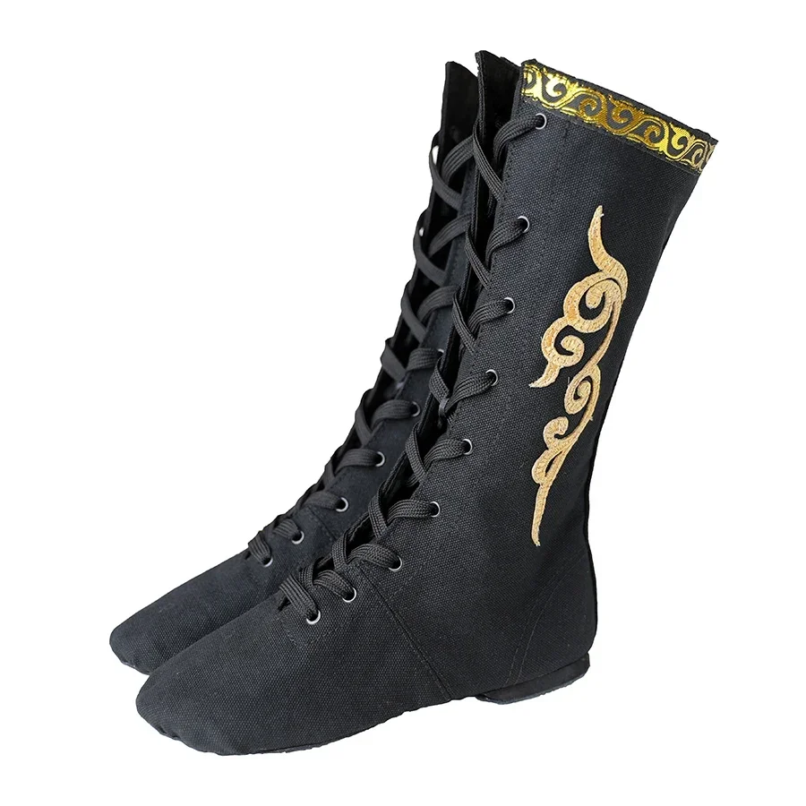 الرقص الشعبي المنغولي التبتي أحذية لينة وحيد الأقلية أحذية الرقص الوطنية مرحلة التبتية أداء أحذية راقصة المنغولية