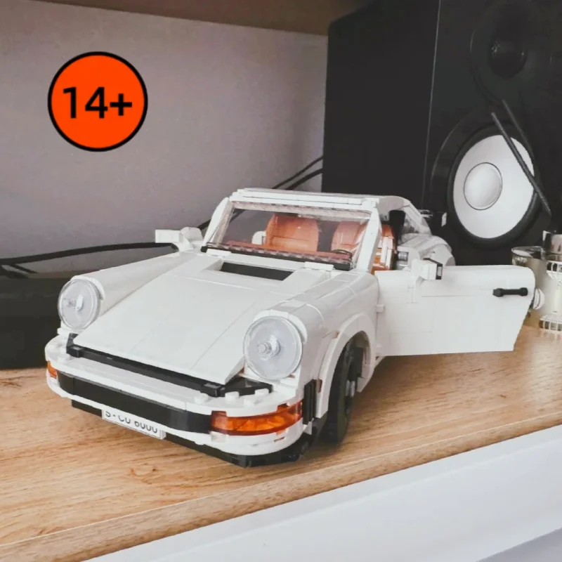 

10295 Home Decor White Super Racing Car Creative 1458PCS Technical Building Bricks Model Set Assembly Toys Adults Birthday Gifts
