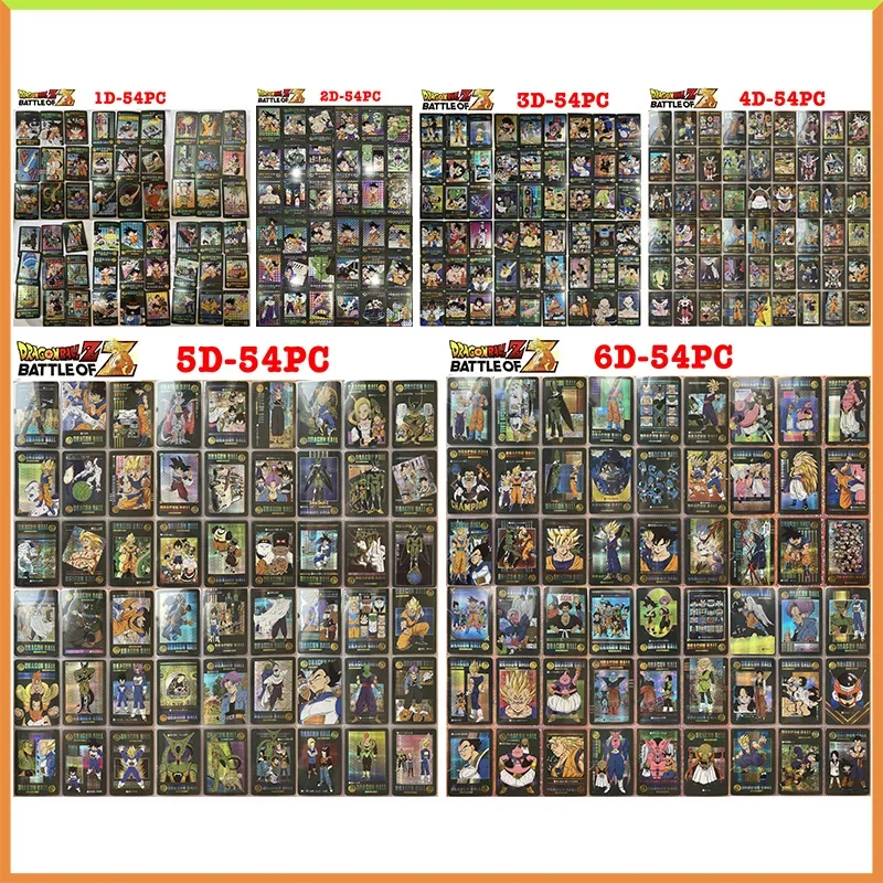 

Anime Dragon Ball DIY ACG Tabletop Battle Game Laser Cards krillin Android 18 Toys for boys Collectible Cards Birthday Present