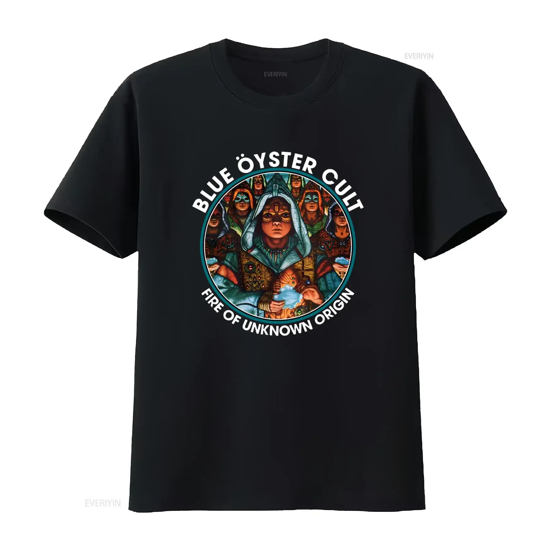 Blue Oyster Cult Fire Of Unknown Origin Cotton T Shirt S 5XL vintage Washed Comfortable designer clothes Casual Unisex