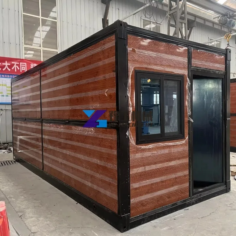 China Luxury 40ft Expandable Container House Prefabricated Foldable Steel and Sandwich Panel Living Room Luxury House