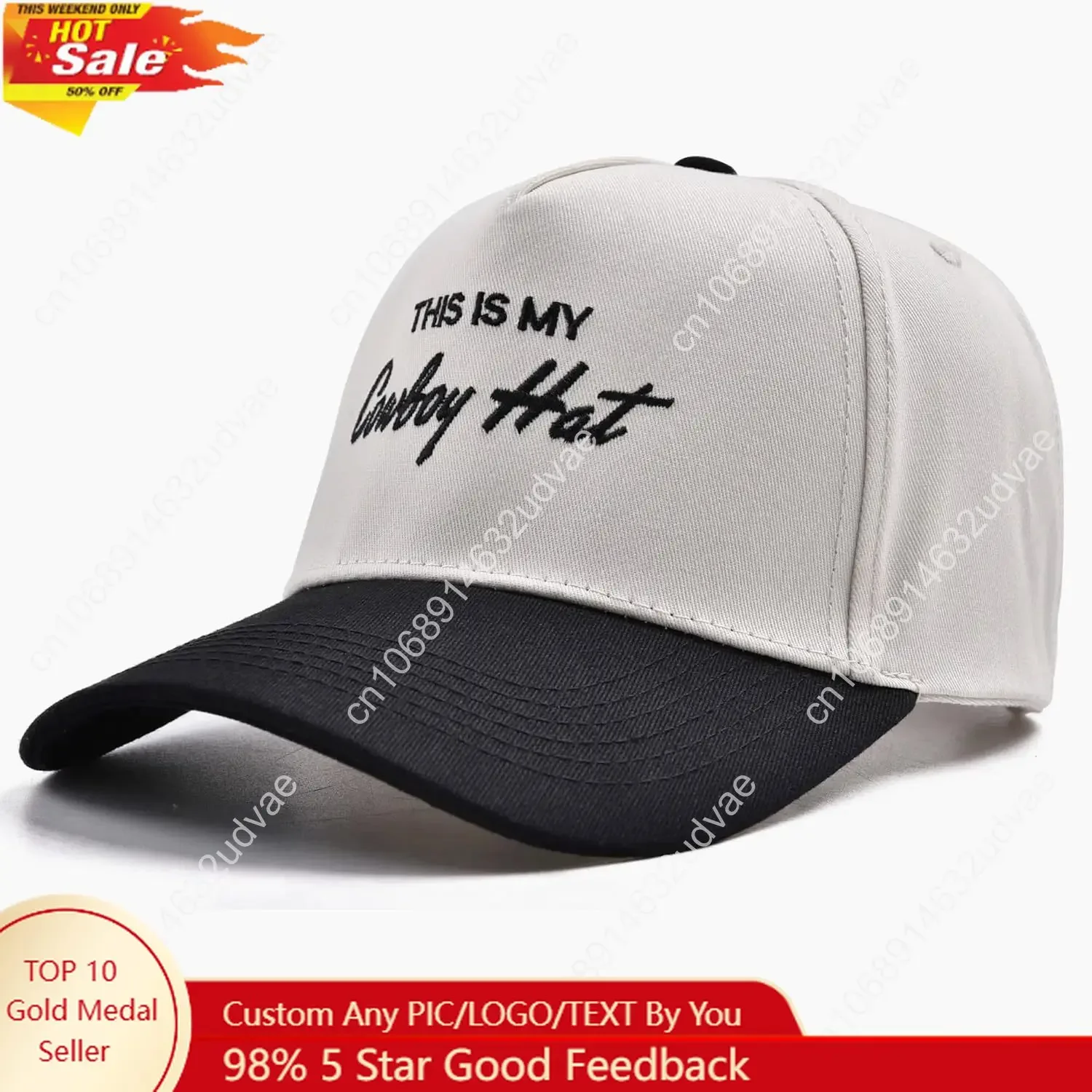 

Vintage Trucker Hats for Women Men Two Tone Trendy Embroidered Baseball Cap Funny Gifts