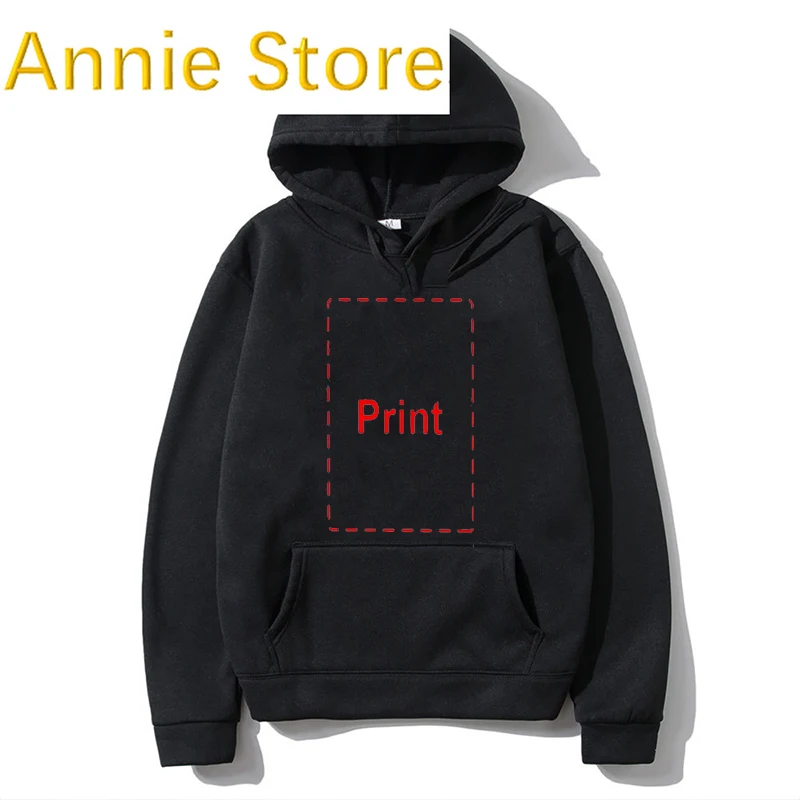 2024 Men's and Women's Hoodies DIY Your Favorite Photos or Logo Sweater Fashion  Customized