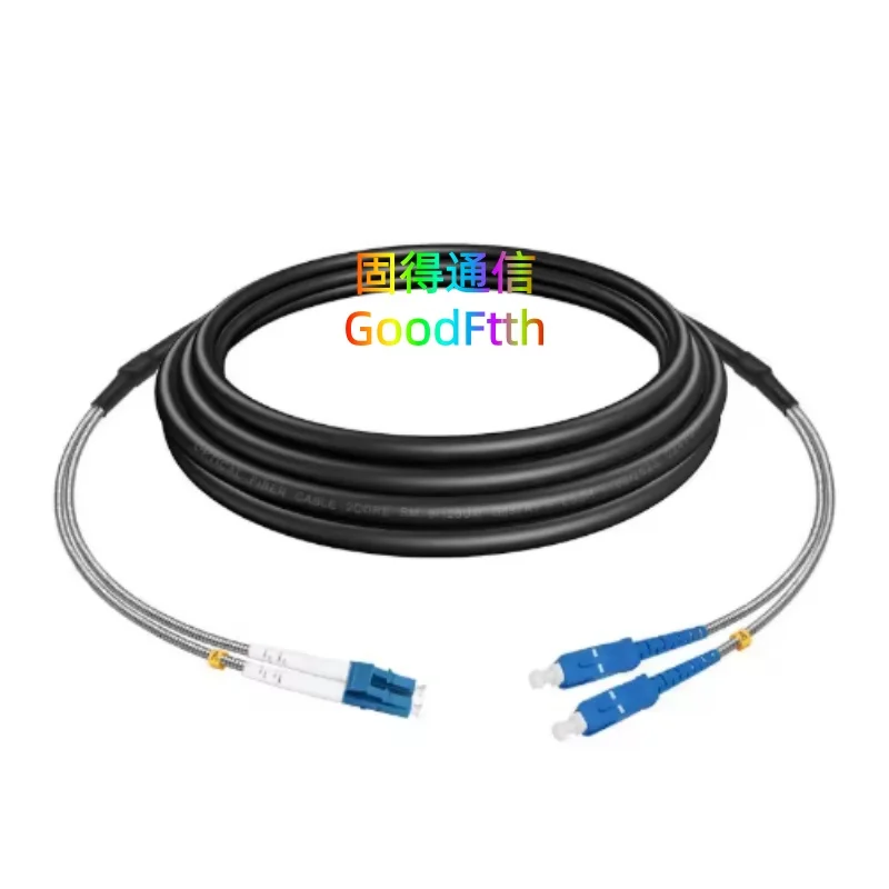 CPRI FTTA LSZH 2 Core LSZH 2Core SM Cable Fiber Patch Cord Lead SC-LC LC-SC UPC SM G657A2 GoodFtth