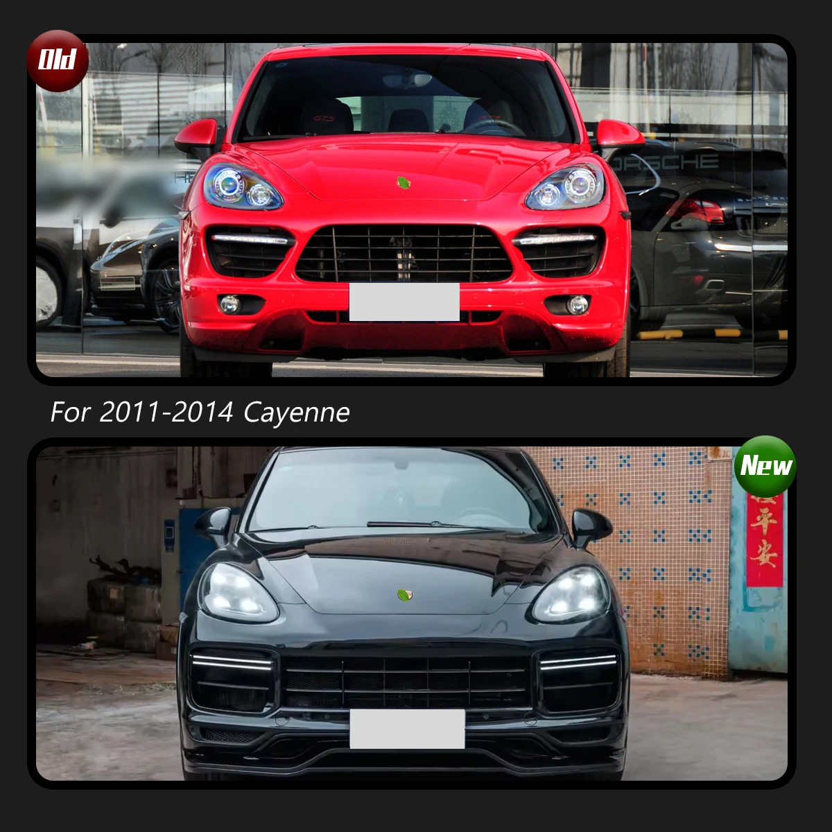 車のライト LED ヘッドランプポルシェカイエン 958.1 958.2 2011-2018 
