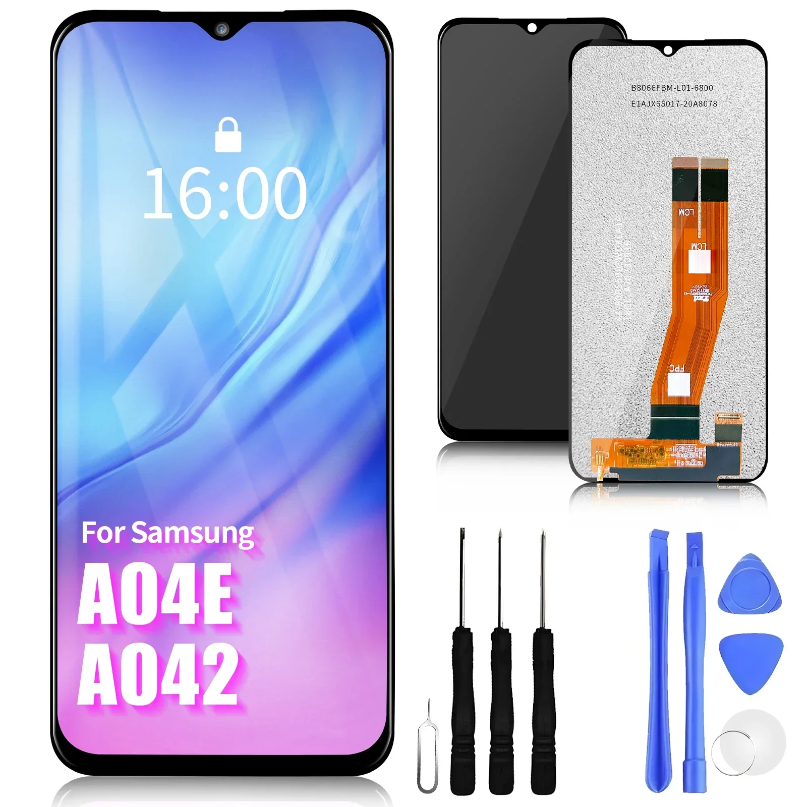 6.5 "Lcd Voor Samsung A04e A042f A 042M Lcd Met Touch Screen Digitizer Telefoon Lcd-Scherm Vervanging Voor A04e