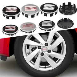 4 adet 55/63MM araba tekerlek merkezi poyra kapağı JANT KAPAĞI araba aksesuarları Seat Cupra FR yarış Ibiza Leon Ateca Exeo Sportcoupe Altea