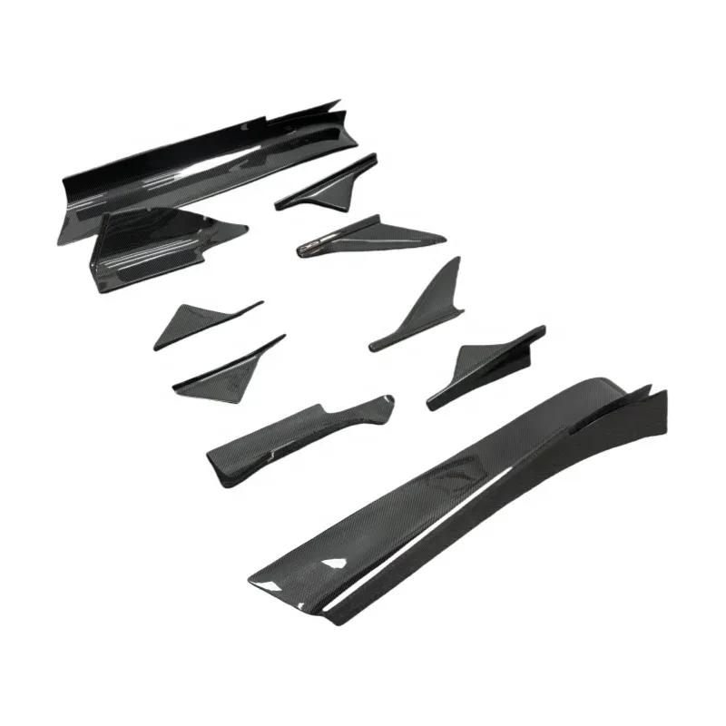 

For Maserati MC20 High Quality 7D Style Carbon Fiber Skirts Side Spoiler Body Kit