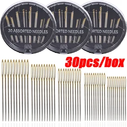 30/12pcs Hand Sewing Needles Set Multiple Sizes Sewing Needles Embroidery Thread Sewing Needles DIY Apparel Sewing Accessories