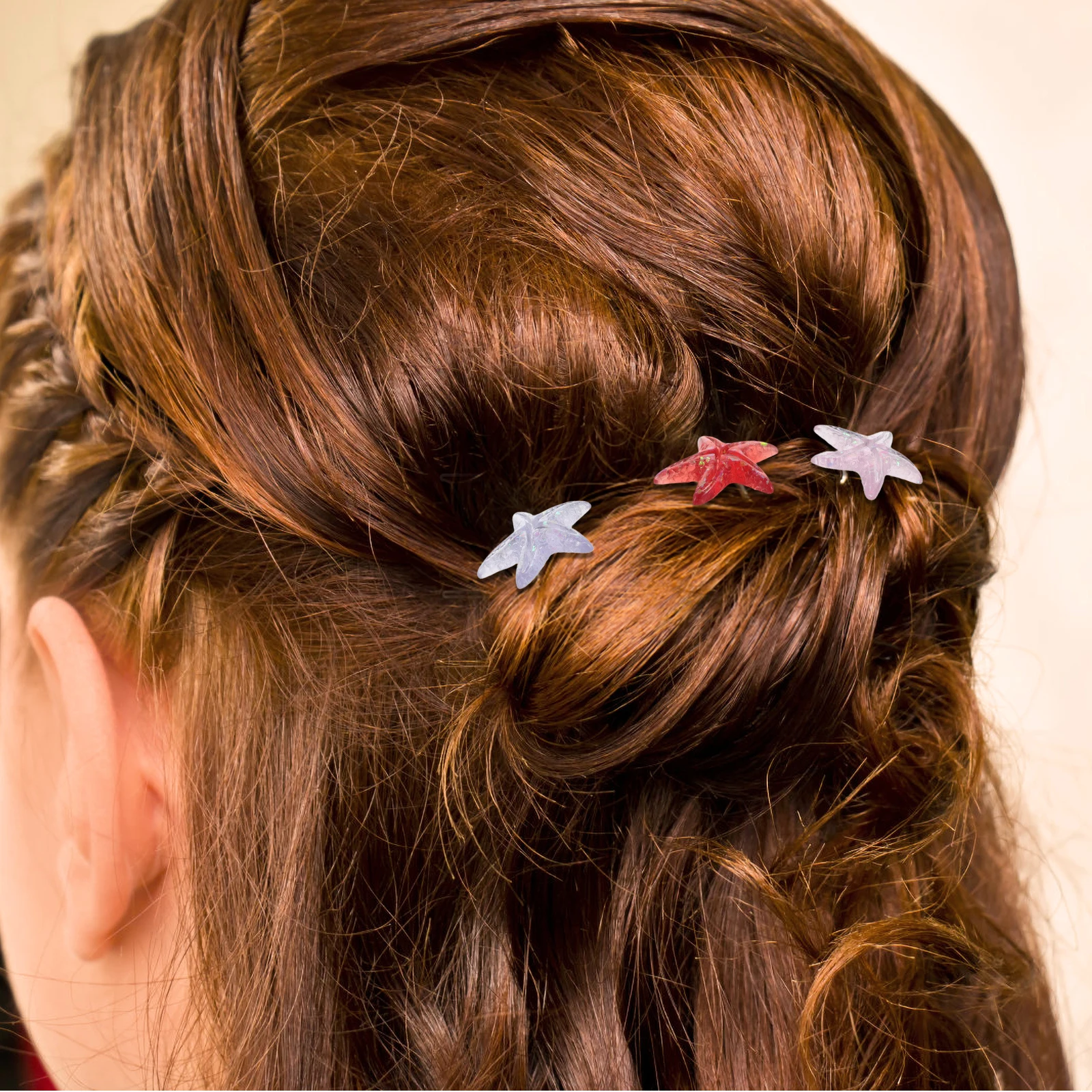 

40 шт., мини-морская звезда, украшения из смолы, подвески для DIY, чехол для телефона, заколка для волос, украшения для рукоделия, аксессуары, мини-звезда для поделок