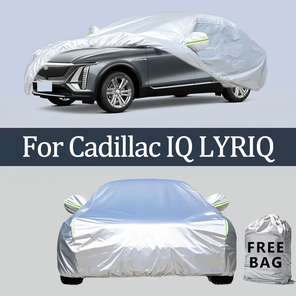 

Для Cadillac IQ LYRIQ автомобильный чехол уличные защитные чехлы снежный солнцезащитный козырек водостойкий пылезащитный внешний УФ автомобильные аксессуары