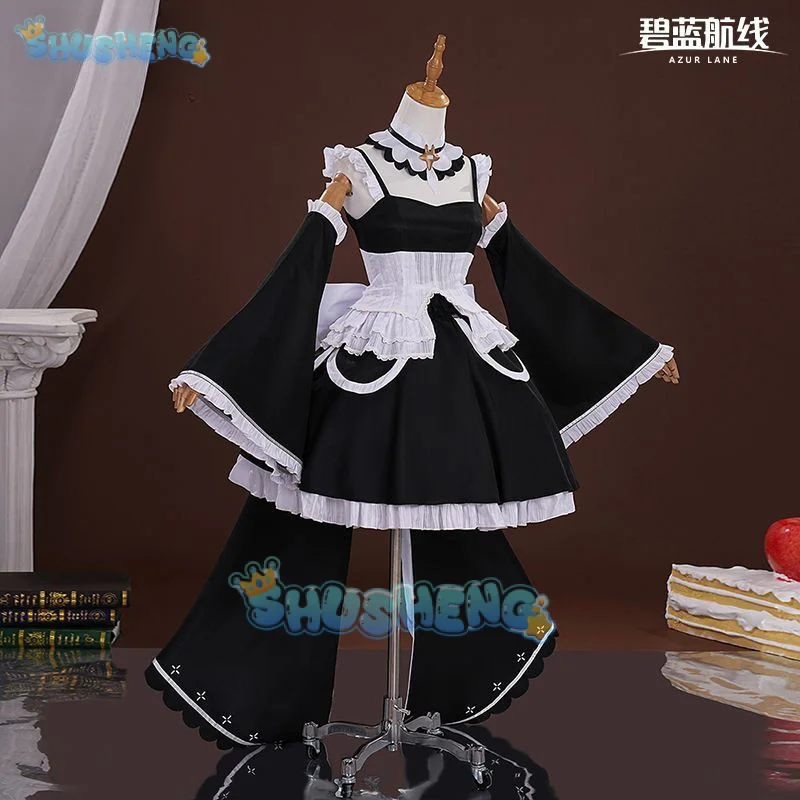 Azur Lane Pequeno Formidável ‌   Cosplay traje senhora real uniforme halloween carnaval festa de natal jogar papel roupas
