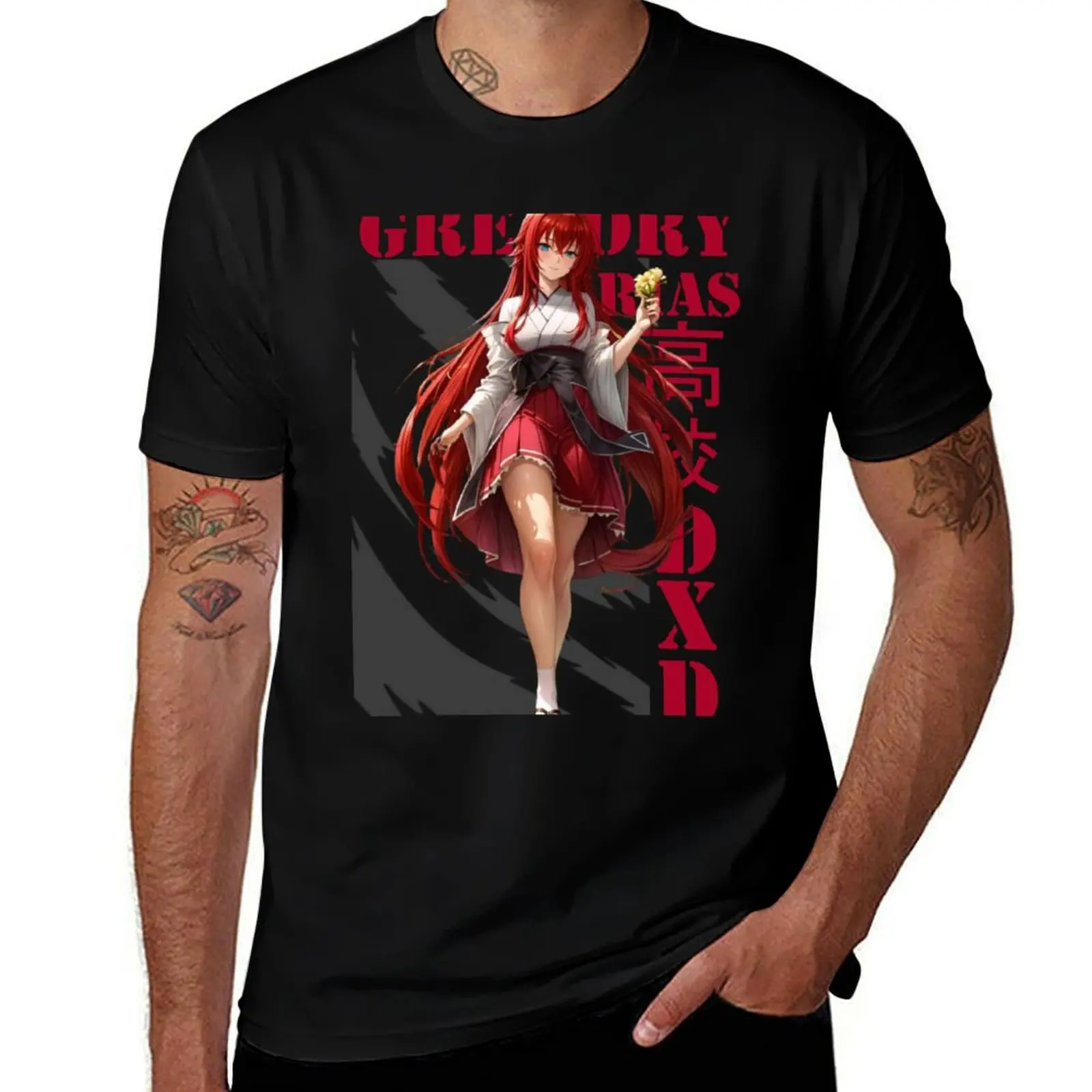 Rias Gremory T-Shirt cotton t shirts man 100% T-Shirt