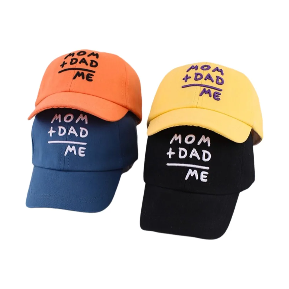 

Baby MOM+DAD=ME Embroidery Baseball Caps Cute Spring Autumn Kids Baseball Hats Adjustable Children's Cap For Boys Girls