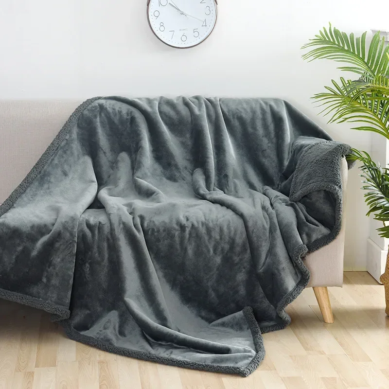 

Luxury Shaggy Blanket Winter Warm Cosy Romantic Couple Waterproof Blanket-Thickened Large Size Blanket Microfibre-Blanket