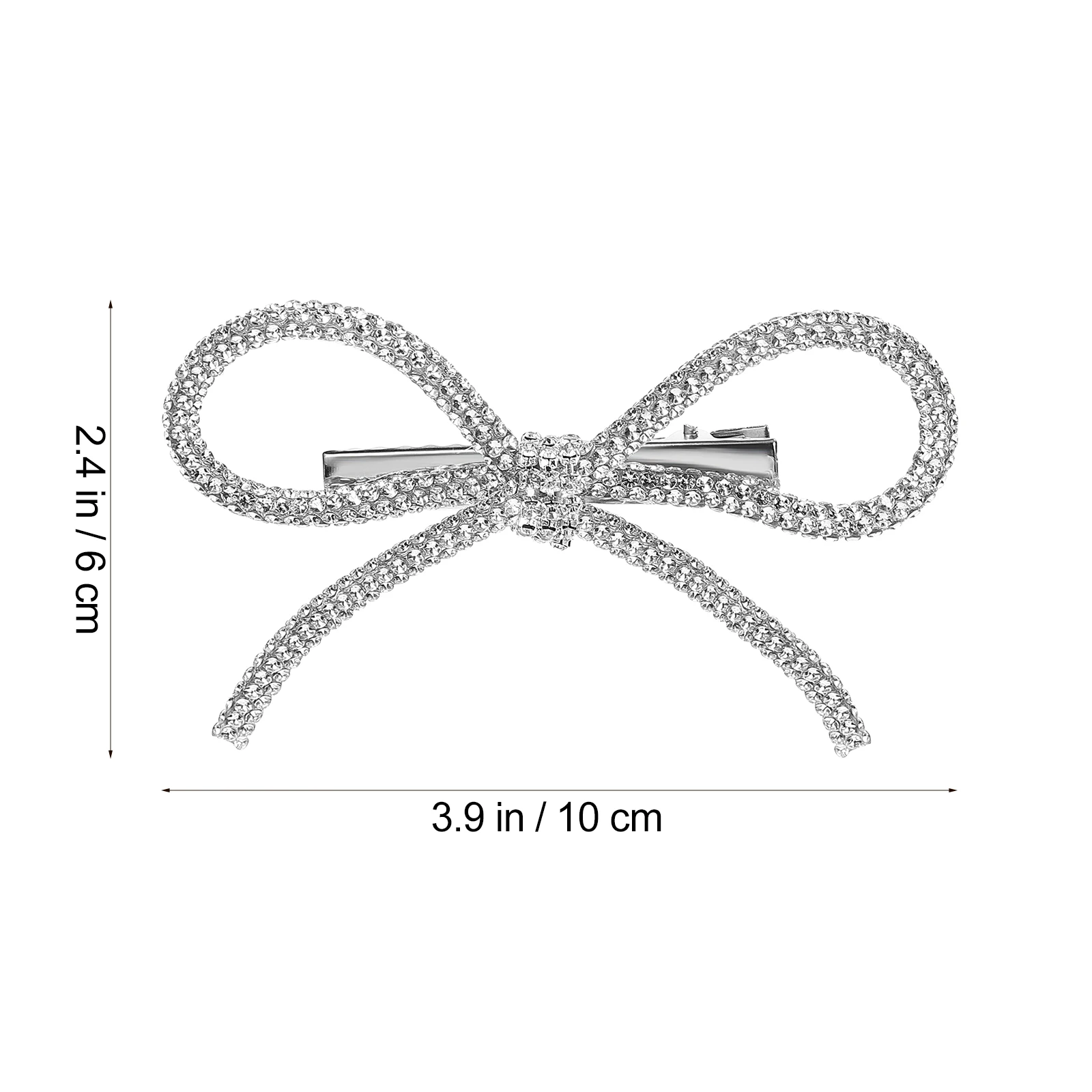 

4 Pcs Bow Hairpin Clips Girl Bows Accessories Bowknot Barrettes Metal Girls Miss