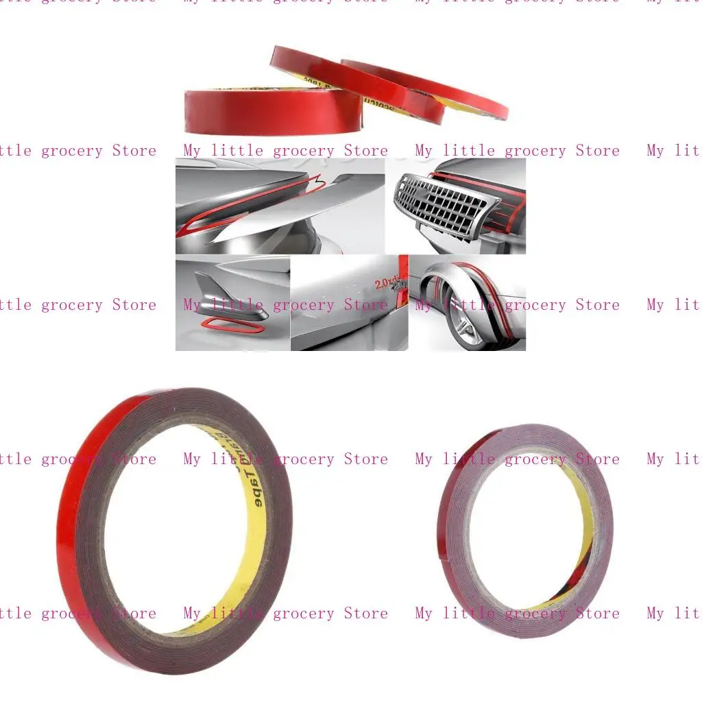 

D5BD 0.6/1/2CM for 3M Automotive Double Sided Attachment Foam Tape Car Auto Truck