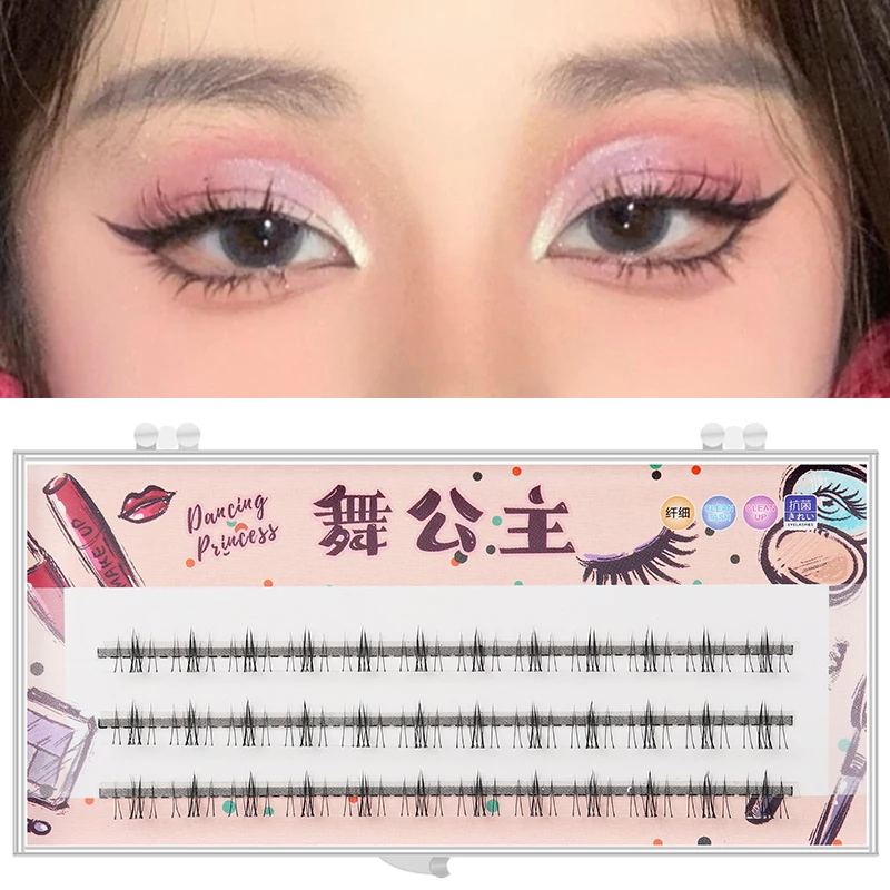 Manga Lashes 3 Reihen 3D Faux Nerz Wimpern Natürliche falsche Wimpern Anime Wimpern Weiches Licht Natürliche Wimpern Verlängerung Make-up – Detail 22