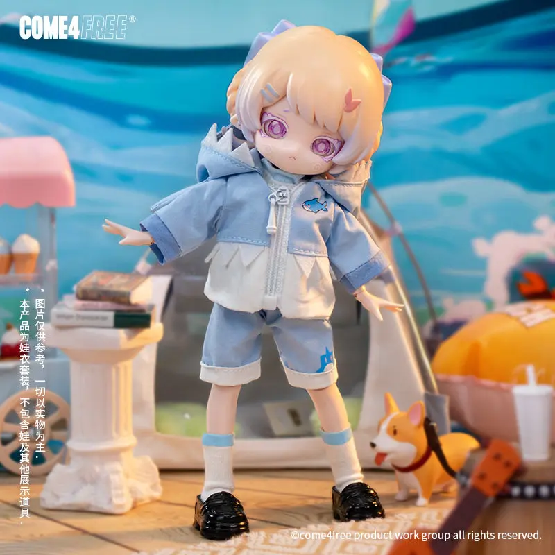 

Костюм детской куклы COME4FREE [Daily Series] «Акулья плавающая ласта» для кукол OB11 и BJD, юбка