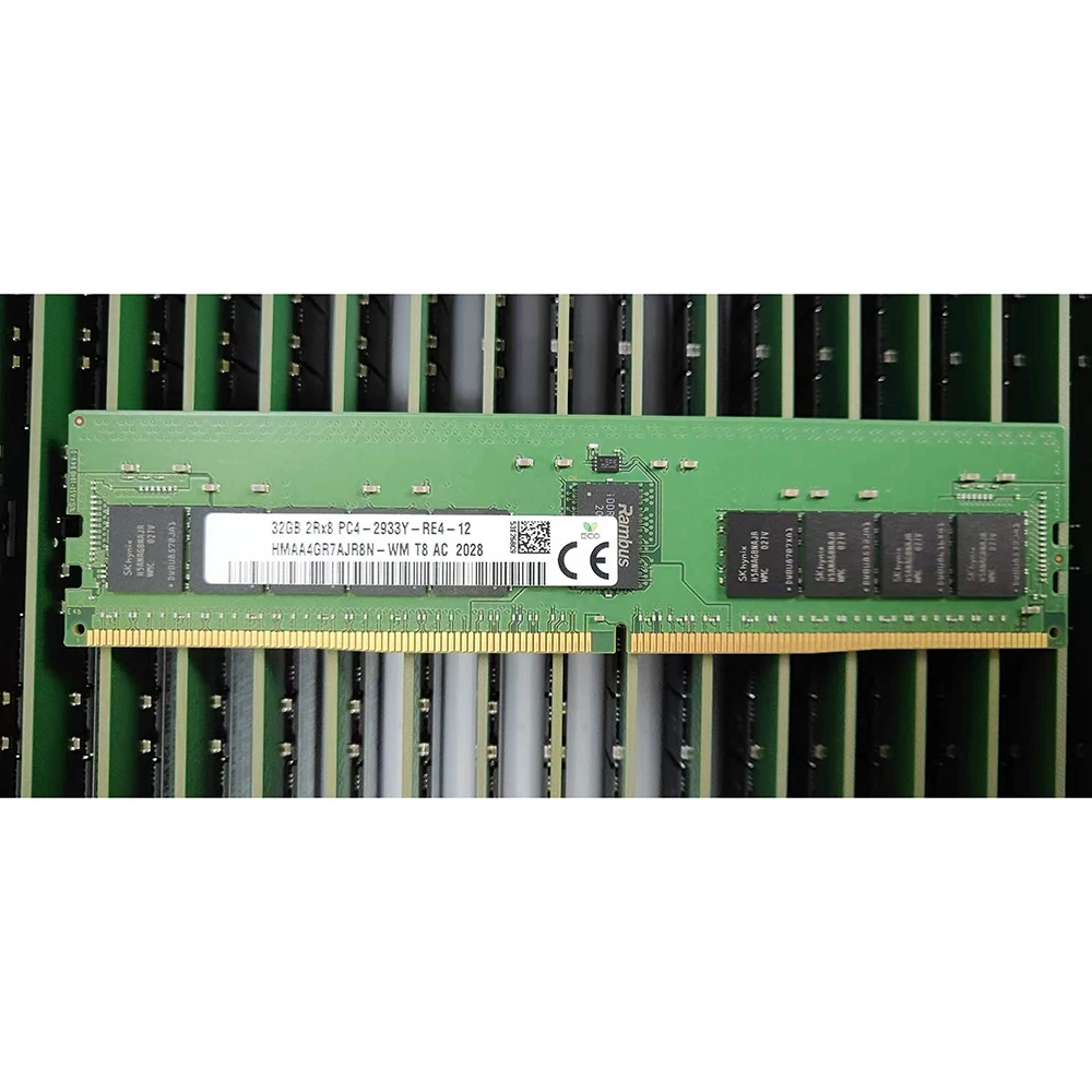 1 pcs HMAA4GR7AJR8N-WM 32GB RE4 ECC REG RAM For SK Hynix Memory High Quality Fast Ship 32G 2R×8 DDR4 PC4-2933Y