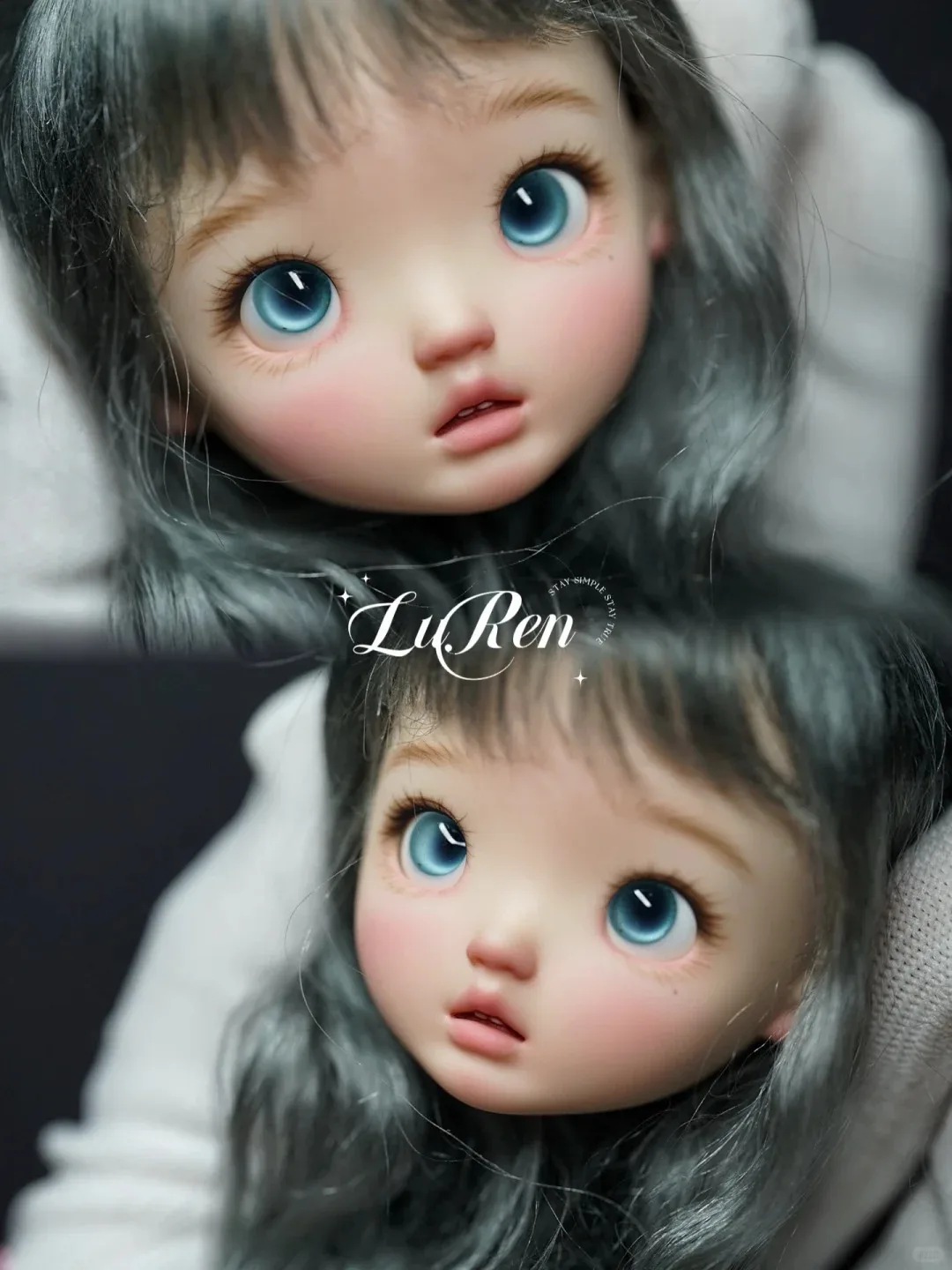 2026 nova escala 1/6 boneca bjd cabeça sd-nimo menina com maquiagem fina rosto bonito resina de alta qualidade brinquedo colecionável presente para en