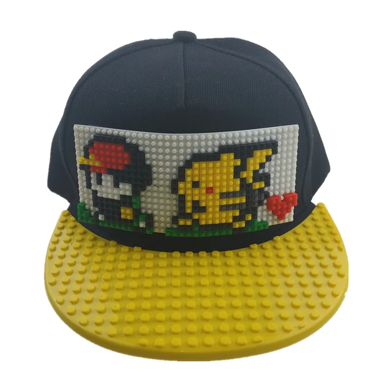 DIY-Steine und Blöcke für Kappen zur Herstellung einzigartiger Pixel mit Hut krempe und Pixel, die zu Hysteresen-Baseball mützen passen – Detail 9