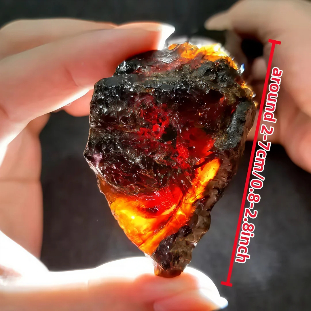 High Quality Natural Amber Raw, Featuring Red Fluorescence, Rocks Healing Crystal Mineral Home Ornament Bulk Sale