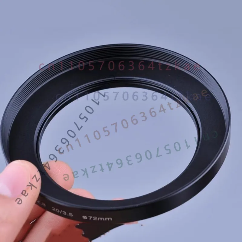72mm Screw‑in Ultra Wide Angle Metal Lens Hood HN‑9 For Nikon Nikkor‑UD 20mm f/3.5 F‑Mount Vintage Lens Protector Accessory