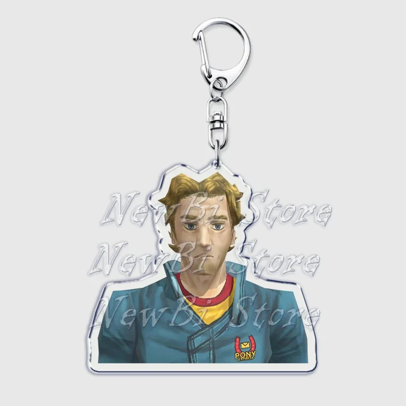 Hot Horror Game Mouthwashing Keychains for Accessories Bag Jimmy Curly Anya Daisuke Sallyface Swansea Keyring Jewelry Fans Gifts