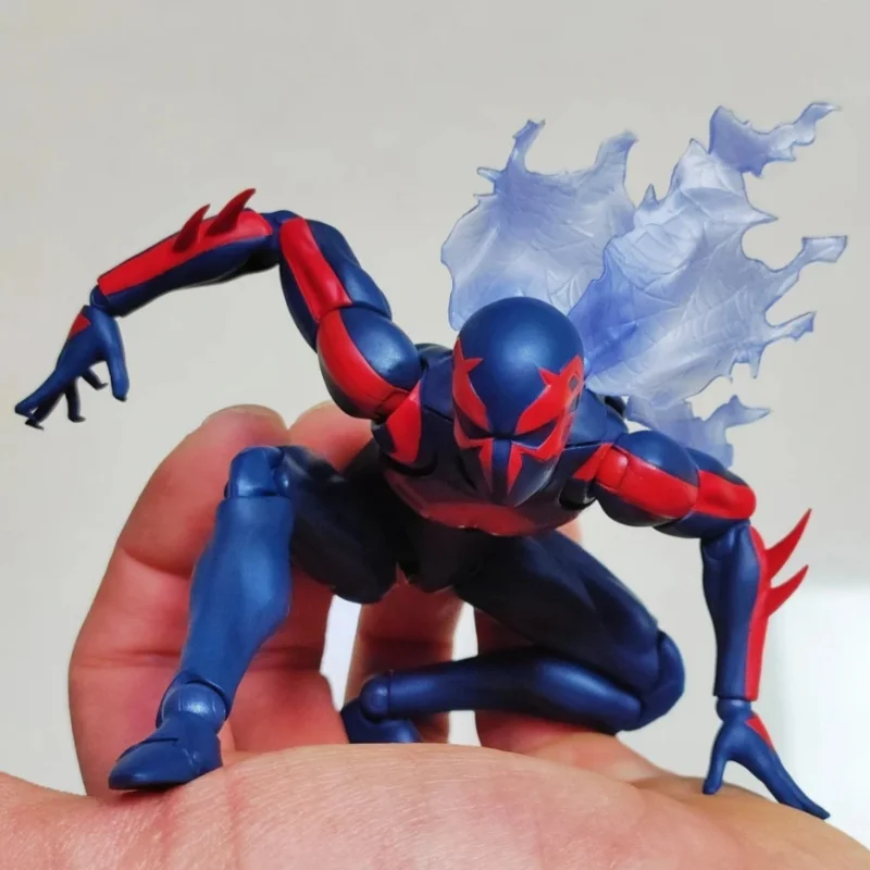 Figurine articulée MAFEX 2099 Spider-Man version BD, modèle décoratif, cadeau de Noël, jouet, collection de périphériques d'anime