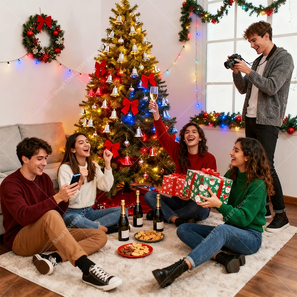 7 FT 400LEDs Christmas Tree Decorative Lights Smart iDeal LED App Control DIY Shaping String Lights Fast Shipping