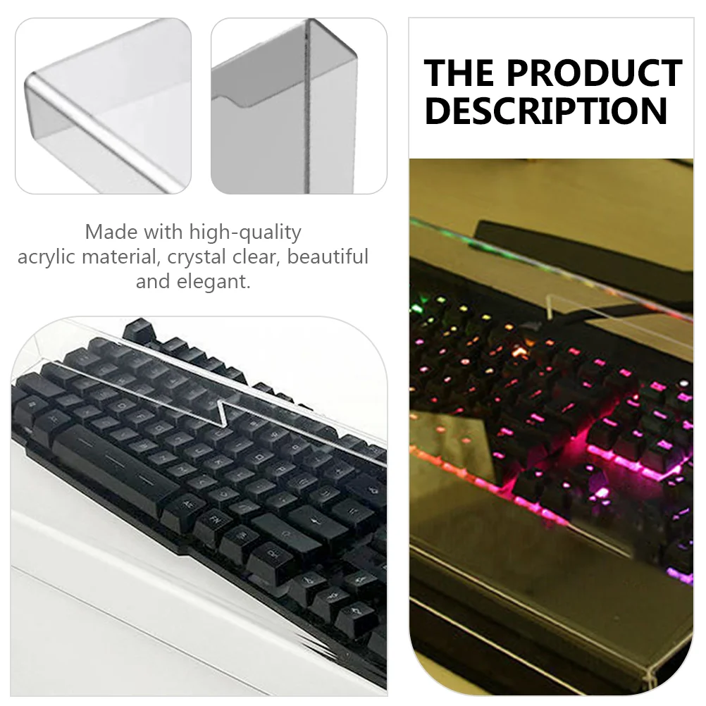 Dust Cover Keyboard Cleaning Water-proof Case Small Protective Acrylic Protector