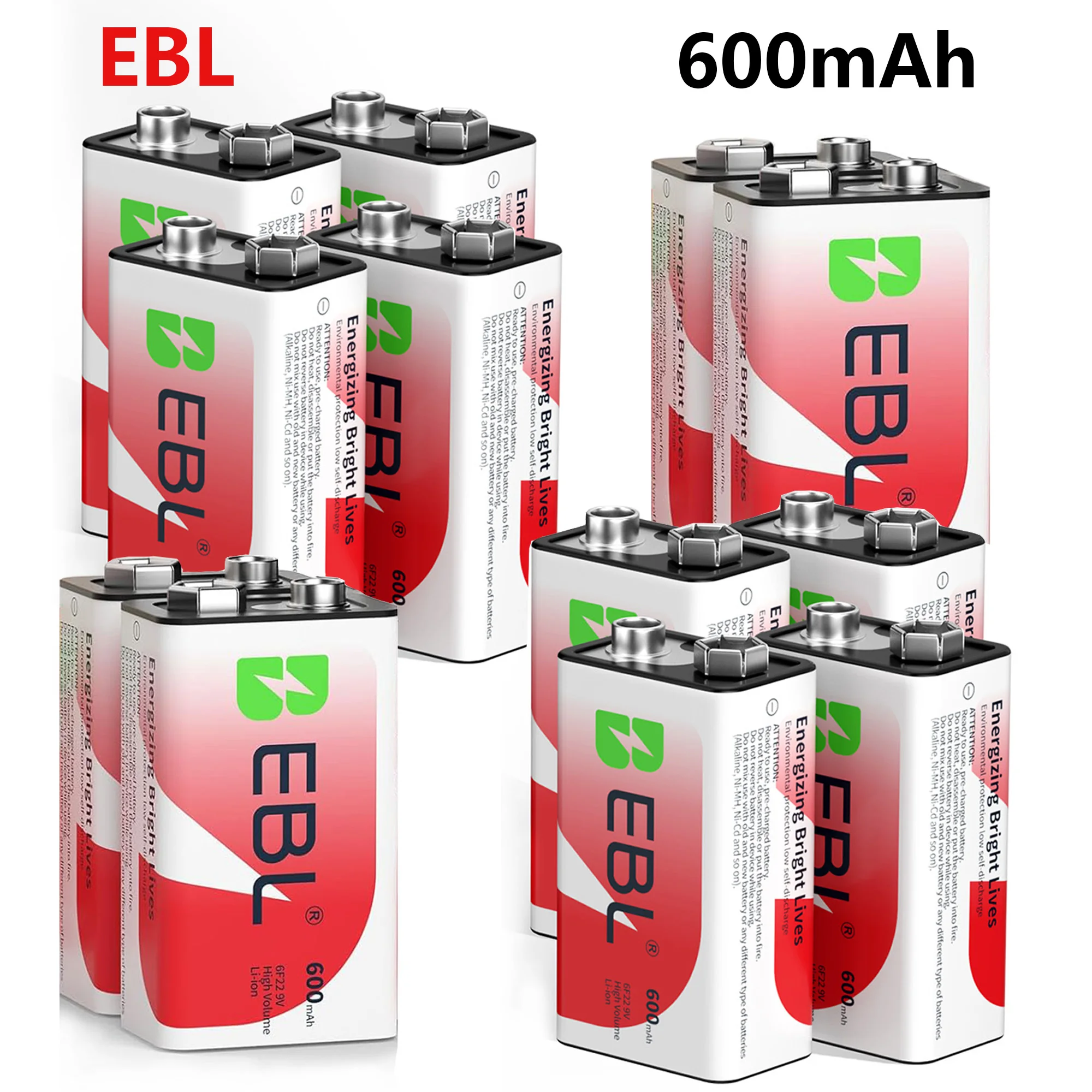 Ebl 600Mah 9V Recha…