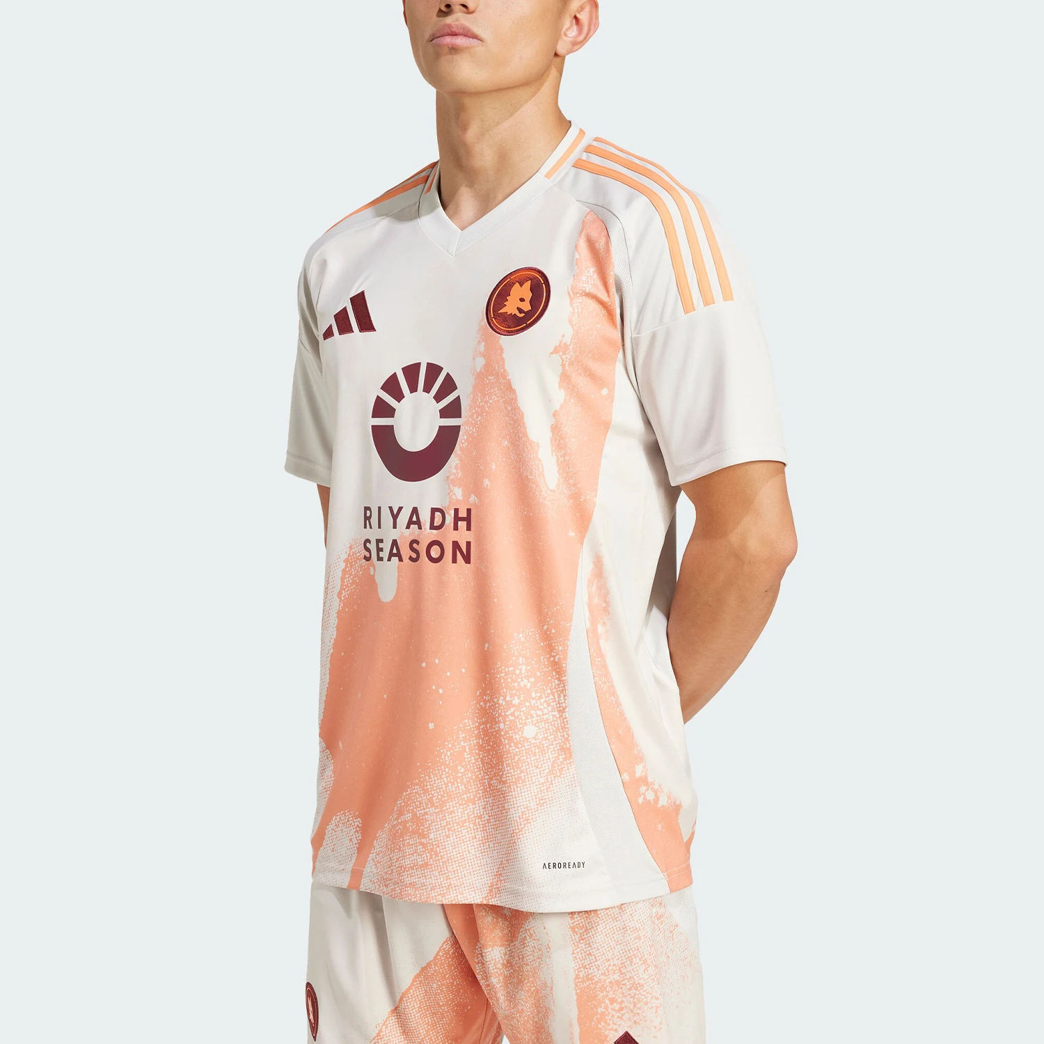 

Adidas Official Genuine 2024 New Men's V-Neck Moisture-Wicking Short Sleeve T-Shirt IS5405