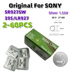 2-60PCS Original For Sony SR927SW AG7 395 LR927 395A 1.55VLithium Batteries Button Battery for Watch Toys Control Calculator Toy