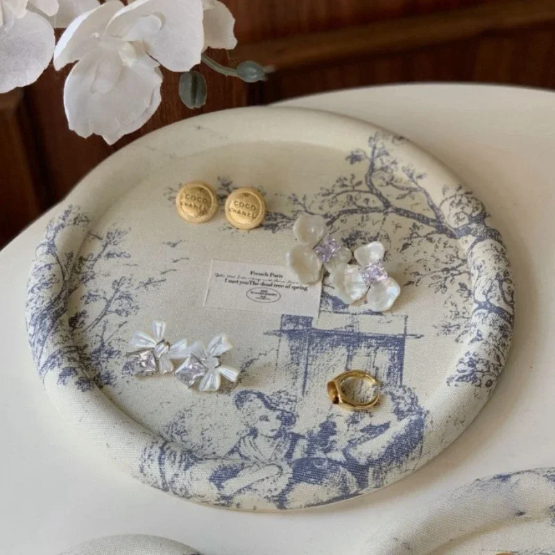 Earring Jewelry Display Tray Bracelet Necklace Gift Storage Pallet Counter Ring Jewellery Showcase Tray Trinket Organizer Pallet