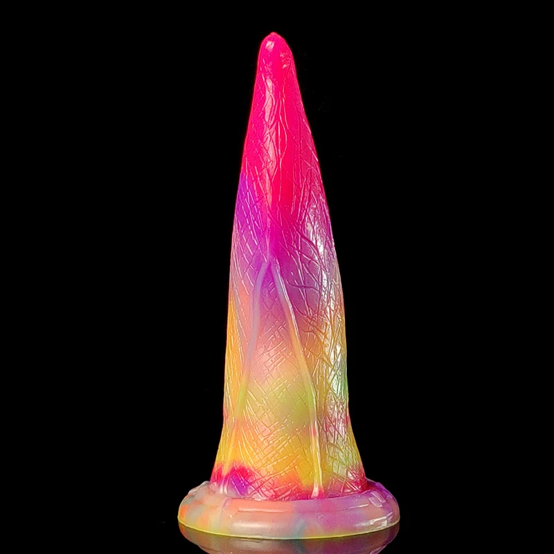 YOCY 9 inch Mulit-Color Luminous Octopus Realistic Dildo With Strong Suction Cup Tentacle Liquid Silicone Anal Plug G-Spot Toys - view 3