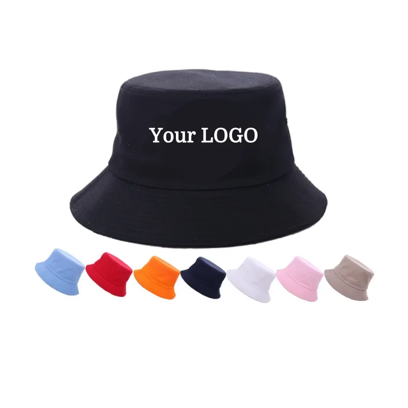 Custom Bucket Hat With Your Logo,Personalized Your Own Design Text Photos Image Bucket Hats For Women Black Fisherman Cap Unisex