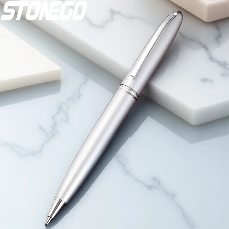 

Выдвижные металлические шариковые ручки Twist Action, средние точки, гладкие письменные принадлежности, офисные принадлежности, черные чернила