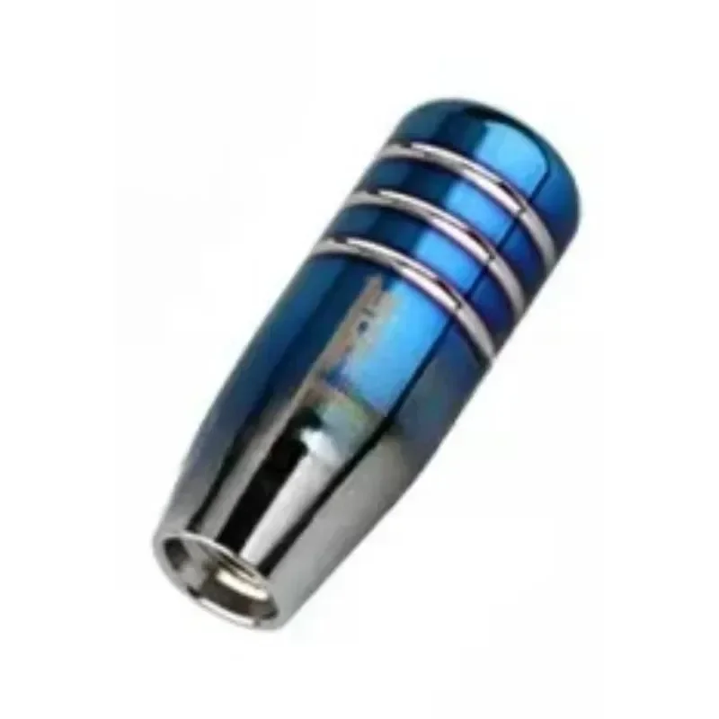 

Universal for Cars Shift Handle Aluminum Alloy Gear Head with Grilled Blue Gear Lever Individuality Modification