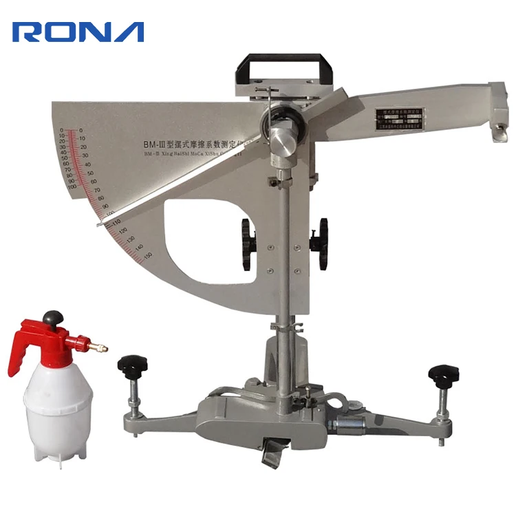 Portable Skid Pendulum Resistance Friction Coefficient Tester For Road Surface Test