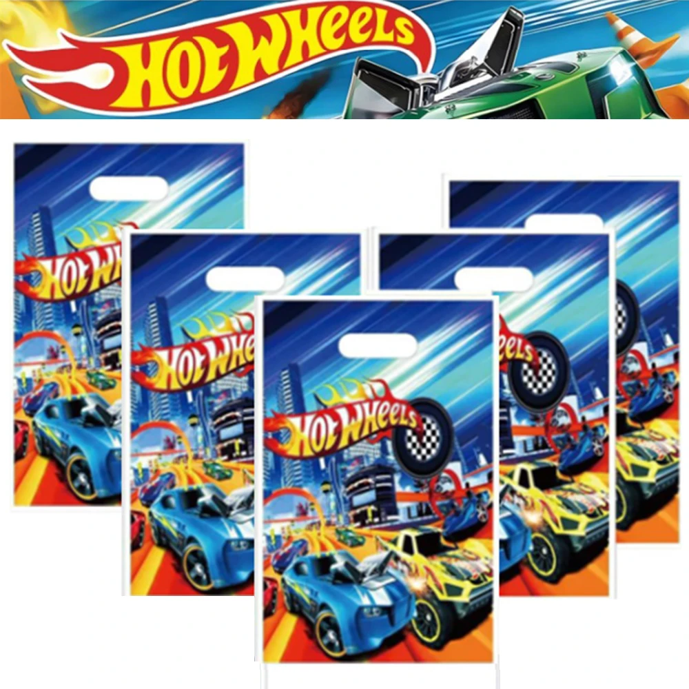 Hot Wheels Party Paper Tableware Balloons Kit Cup Plates Tablecloth Background Birthday Party Decor Baby Shower Party Supplies