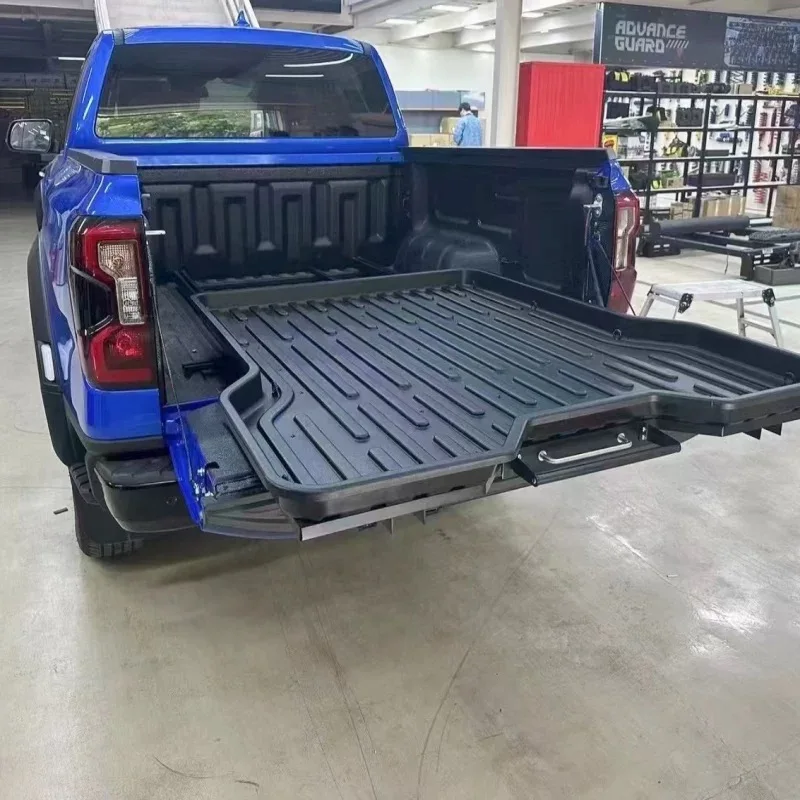 

Pickup Bed Sliding Truck Cargo Drawer Steel Ute Car Bed Slider out Truck Tray Bed Slide for Ford Ranger Terrain